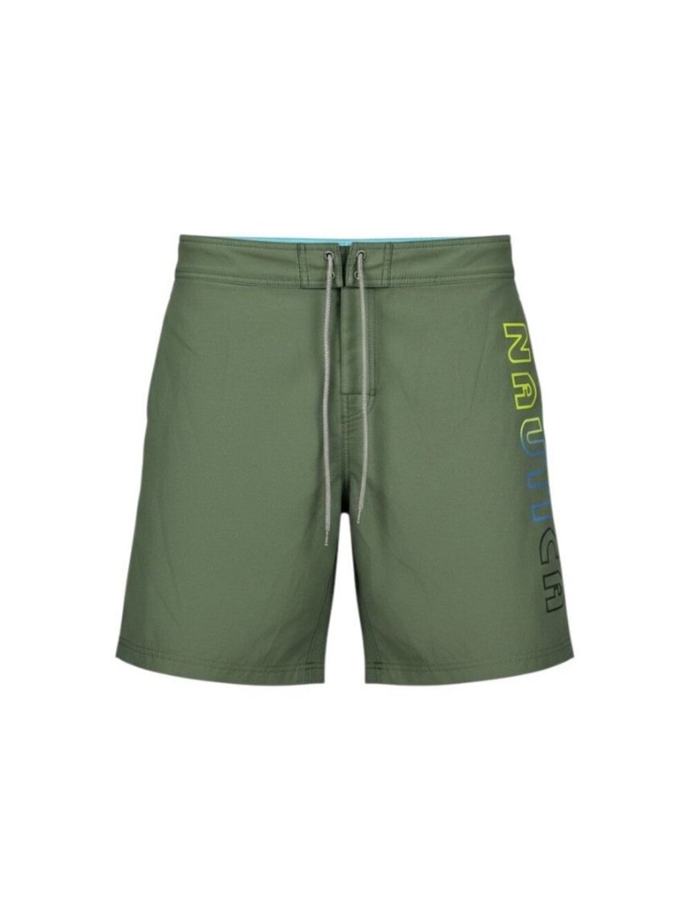 Nautica Green Swim Shorts With Drawstring Waist Mens Size 38